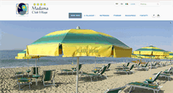 Desktop Screenshot of hotelclubmadama.it